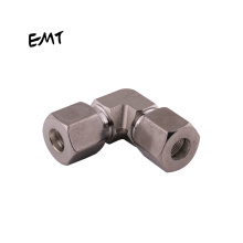 ss 304/316 bite type elbow compression ferrule fitting pipe connectors